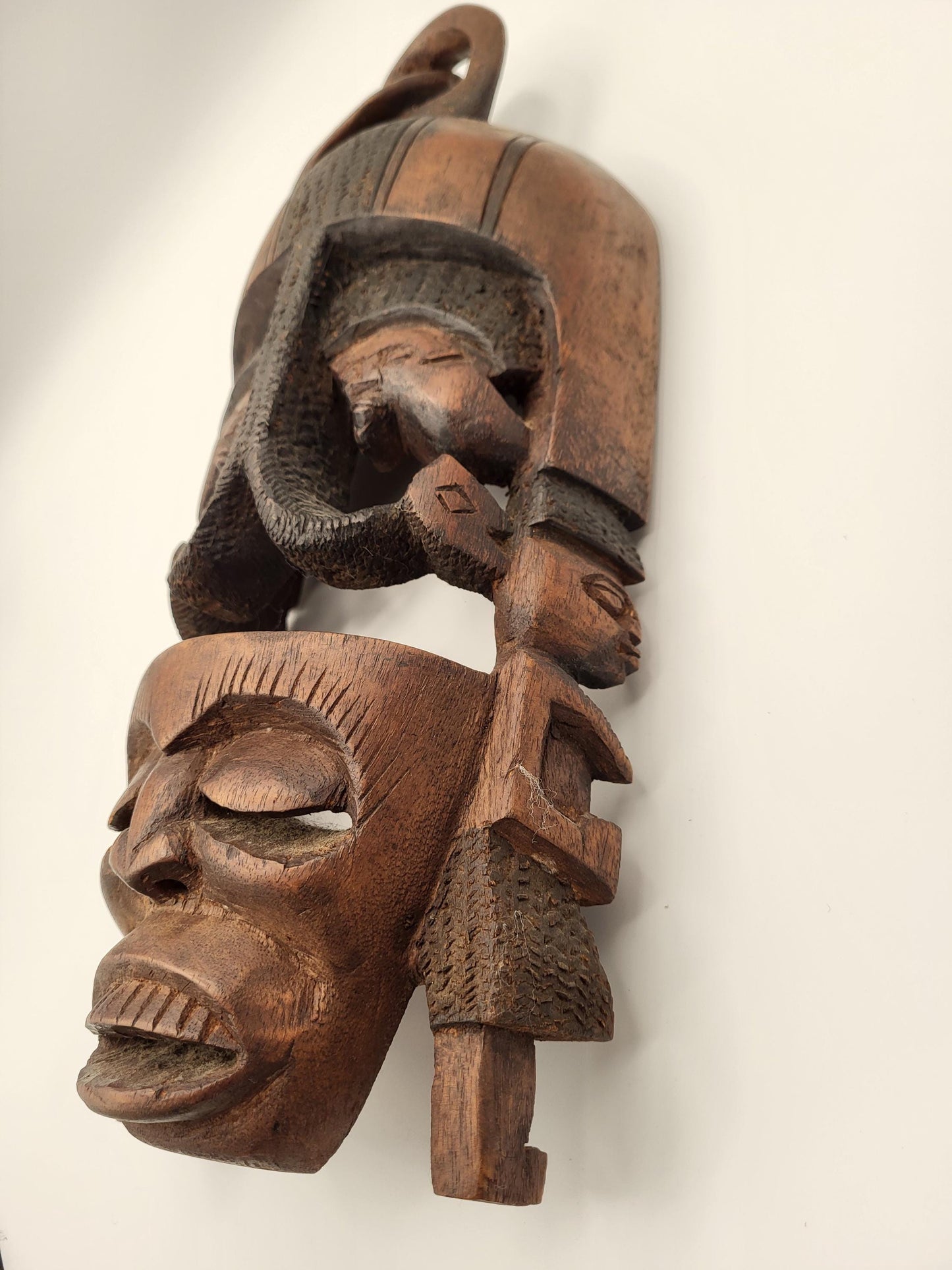 Large Vintage African Kenyan Massai Tribal Mask